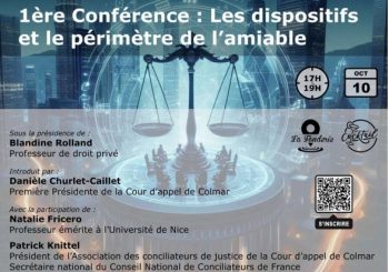 Programme du Cycle de Conférences Juridiques de l’UHA- FSESJ
