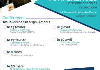 Conférences de sciences sociales du politique 2025