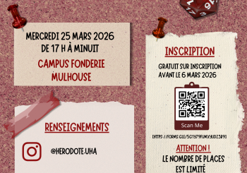 Soirée jeu de rôle – mercredi 25 mars à la Fonderie